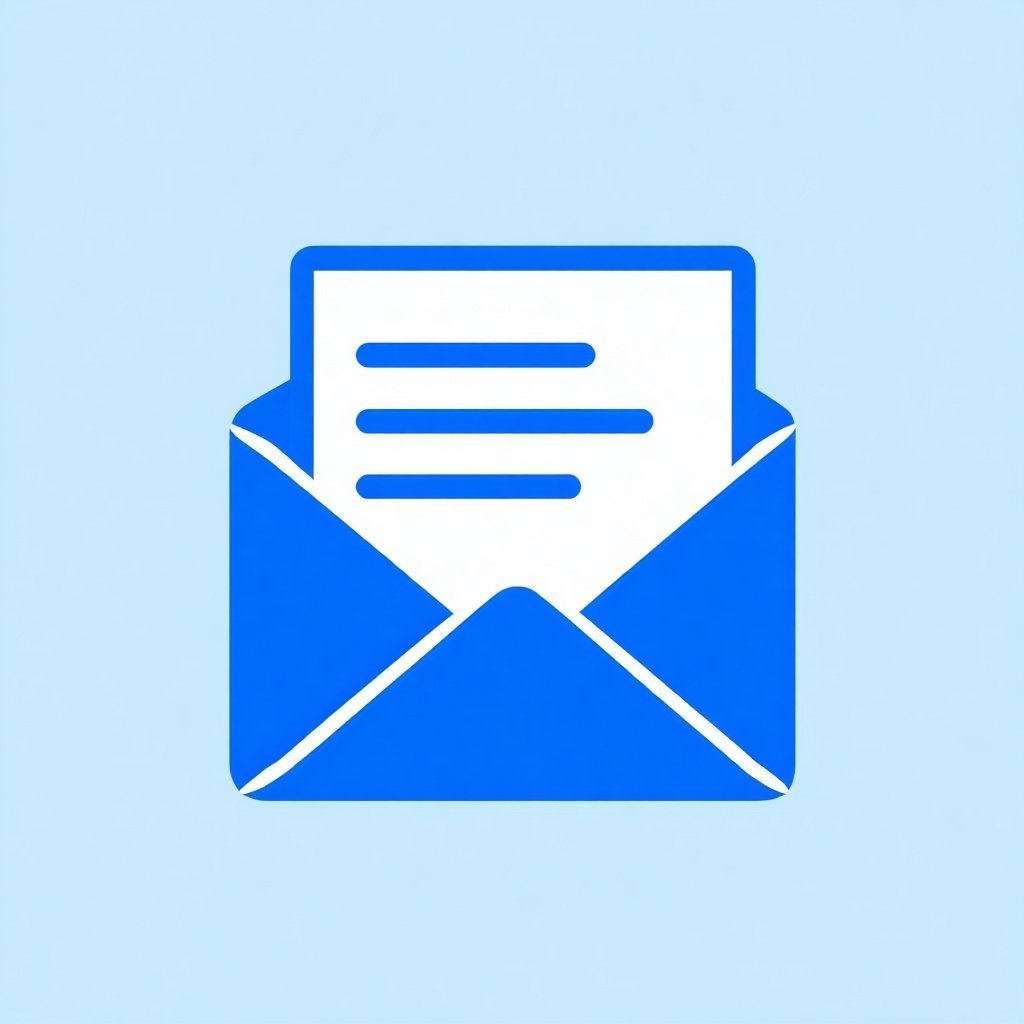 subscribe to newsletter graphic with blue background
